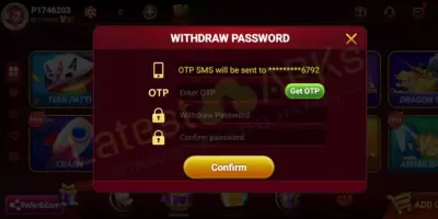 Super9 Game withdraw