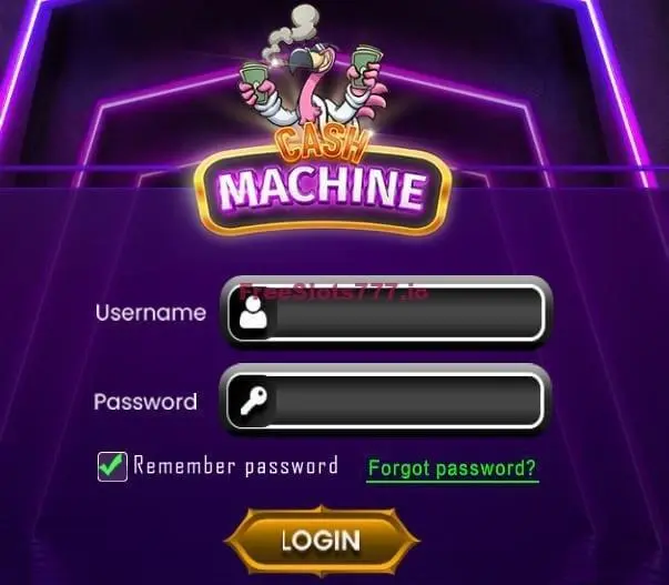 Cash Machine Login