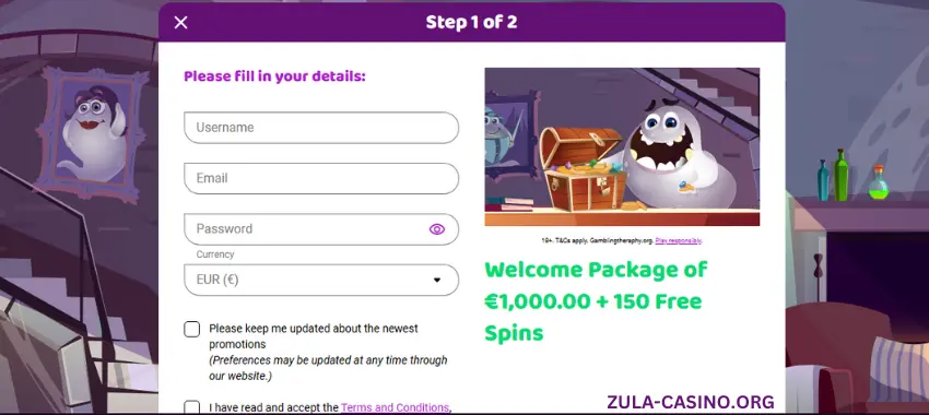 Boo Casino Login