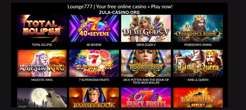 Lounge777 Games