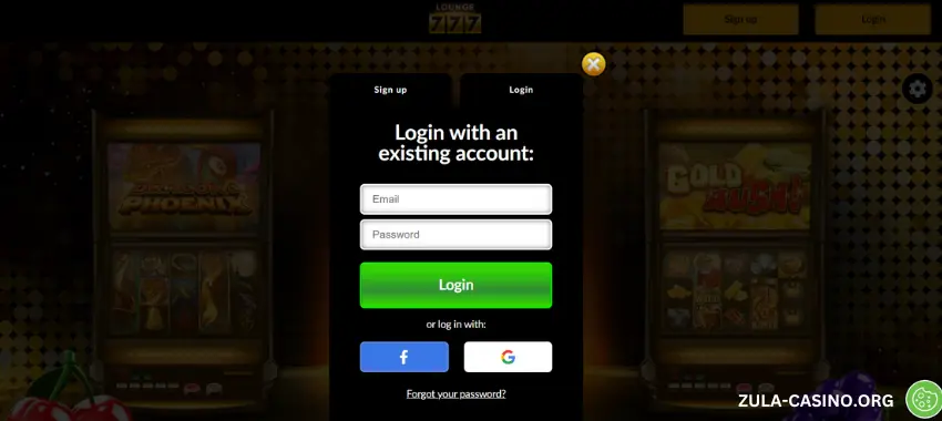 Lounge777 Login